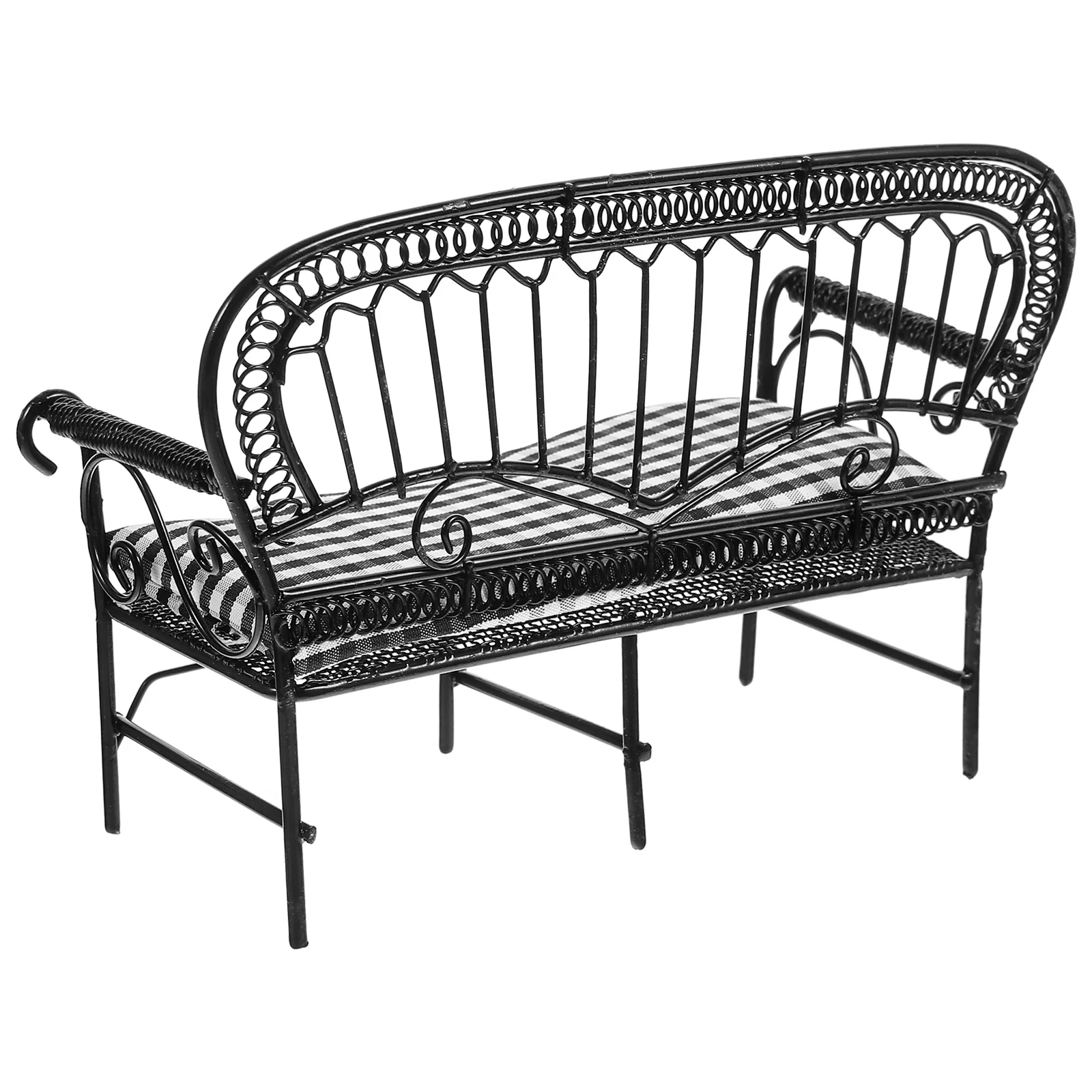 Miniature Metal Bench Sofa for Dollhouse 1:12 Scale Mini Chair Model with Cotton Cloth Furniture for Mini House Landscape
Miniature Metal Bench Sofa for Dollhouse 1:12 Scale Mini Chair Model with Cotton Cloth Furniture for Mini House Landscape