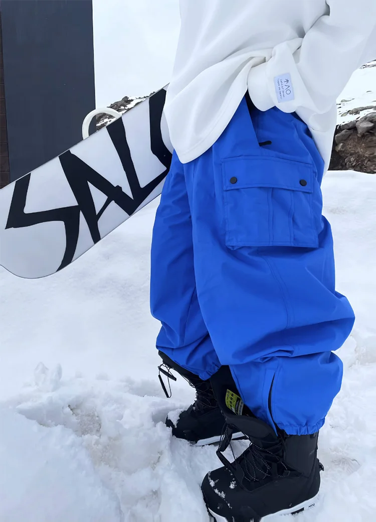 Unisex Waterproof Ski And Snowboarding Cargo Pants