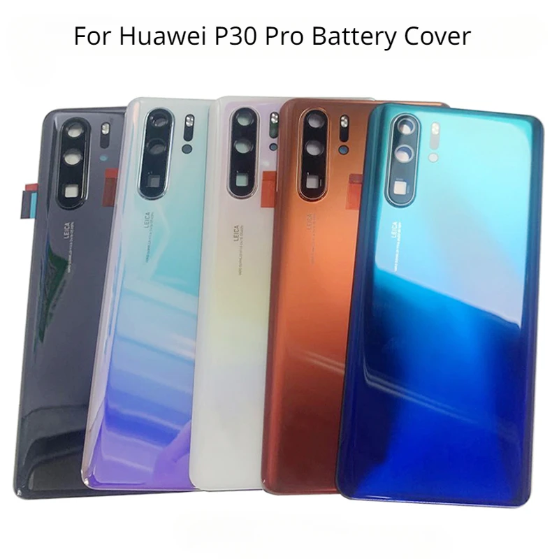 Battery Cover Back Rear Door Housing Case for Huawei P30 Pro, Back Cover with Camera Frame, Replacement Parts, Logo
Battery Cover Back Rear Door Housing Case for Huawei P30 Pro, Back Cover with Camera Frame, Replacement Parts, Logo