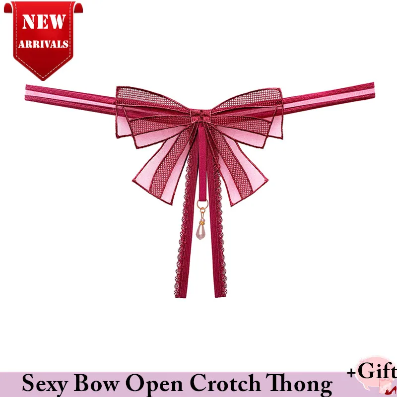 Sexy Bow Thong for Women Masturbator Massager Panties Erotic Panties Super Thin and Hot Low Waist Underwear For Couple For Love
Sexy Bow Thong for Women Masturbator Massager Panties Erotic Panties Super Thin and Hot Low Waist Underwear For Couple For Love