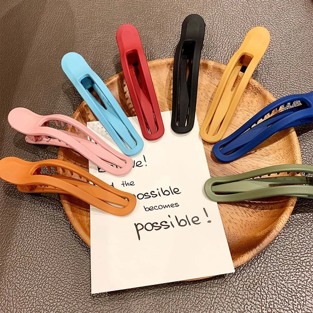 Wild Large Seamless Candy Color Matte Girls Duckbill Clip Face Wash Hairpin Hair Claw Plastic
Wild Large Seamless Candy Color Matte Girls Duckbill Clip Face Wash Hairpin Hair Claw Plastic