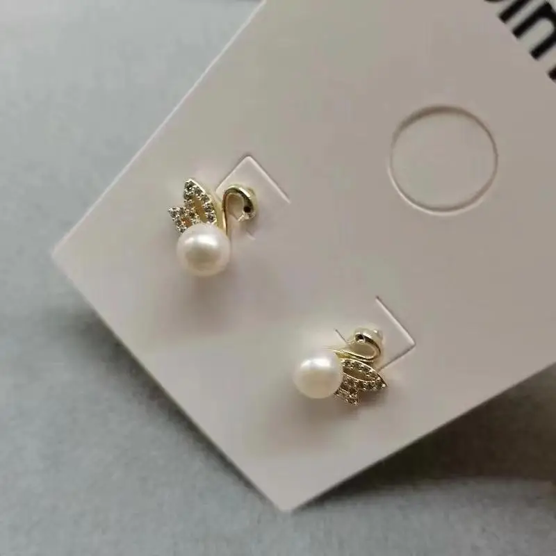 Luxury Fashion Freshwater Pearl Swan Banquet Party Jewelry Set for Women Charm Accessories Birthday Gift for Lover 4PCS/Set Luxury Fashion Freshwater Pearl Swan Banquet Party Jewelry Set for Women Charm Accessories Birthday Gift for Lover 4PCS/Set