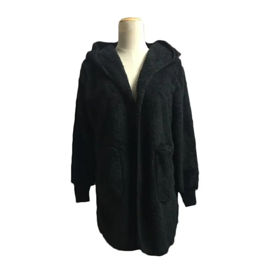 Hooded Long Sleeve Coat Cardigan Winter Women Reversible Faux Fur Pocket Midi Cardigan
Hooded Long Sleeve Coat Cardigan Winter Women Reversible Faux Fur Pocket Midi Cardigan