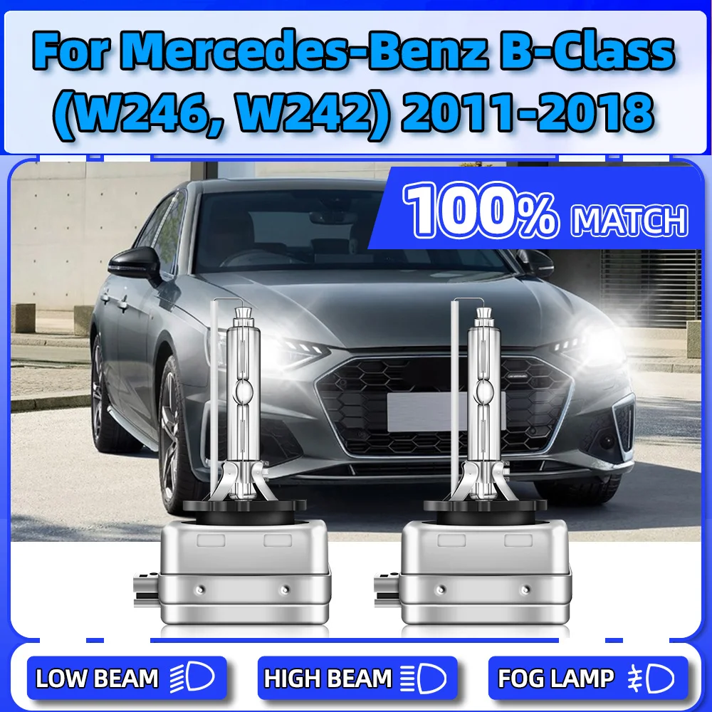2PCS Xenon Headlight Bulbs D1S Xenon Lights 35W Auto Headlamps For Mercedes-Benz B-CLASS (W246, W242) 2011-2015 2016 2017 2018
2PCS Xenon Headlight Bulbs D1S Xenon Lights 35W Auto Headlamps For Mercedes-Benz B-CLASS (W246, W242) 2011-2015 2016 2017 2018