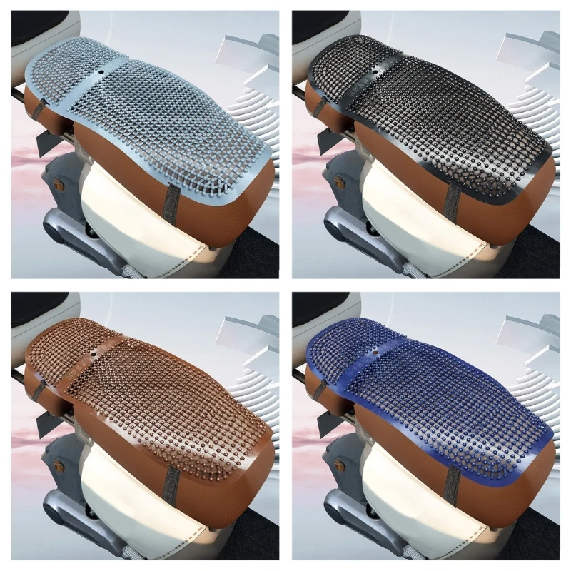

Motorcycle Gel Seat Cushions Breathable Heat Insulation Air Pad Cover Antislip SunscreenSeat Cover Shock Absorption