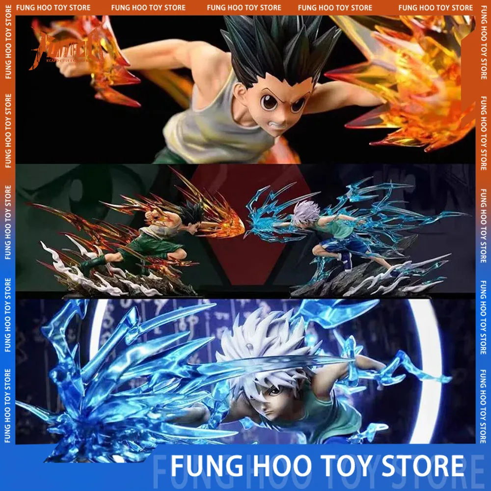 

Gon Freecss Figure Killua Zoldyck Figures Hunter Anime Figure Killua Action Figure Pvc Models Gk Statue Ornament Birthday Gifts