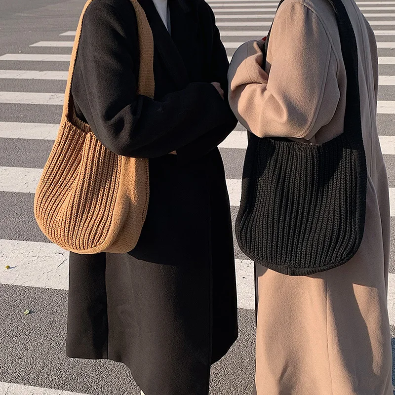 YIYI knitted Crossbody Bag Large Capacity Tote Bag Versatile Korean Shoulder Daily Bag Simple Design
YIYI knitted Crossbody Bag Large Capacity Tote Bag Versatile Korean Shoulder Daily Bag Simple Design