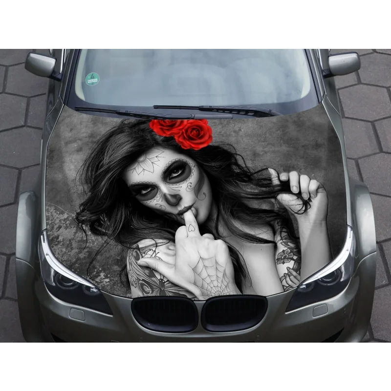 Car Hood Decal, Wrap Decal, Girl, Sugar Skull, Skull Art, Vinyl, Sticker, Day of The Dead, Truck Graphic, Bonnet Decal, F150
Car Hood Decal, Wrap Decal, Girl, Sugar Skull, Skull Art, Vinyl, Sticker, Day of The Dead, Truck Graphic, Bonnet Decal, F150