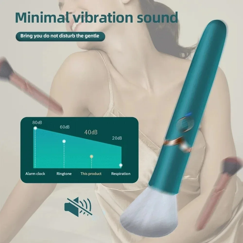 Pinceau de maquillage vibrateur pour femme, masseur sans fil, jouets sexuels pour adultes, masseur féminin, clitoris vagin et anus 3