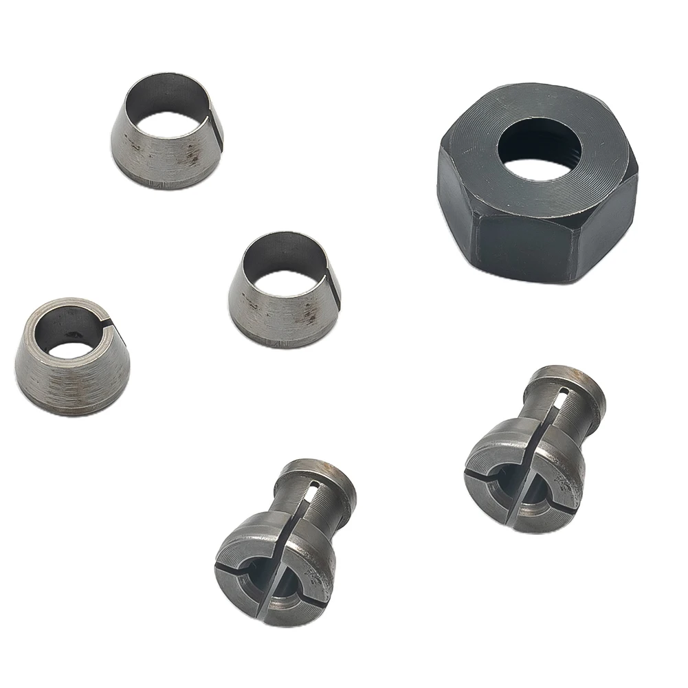 6pc M17 Collet Chuck Adapter With Nut Engraving Trimming Machine Electric Router Collet Milling Cutter Shank Router Tool Adapter
6pc M17 Collet Chuck Adapter With Nut Engraving Trimming Machine Electric Router Collet Milling Cutter Shank Router Tool Adapter