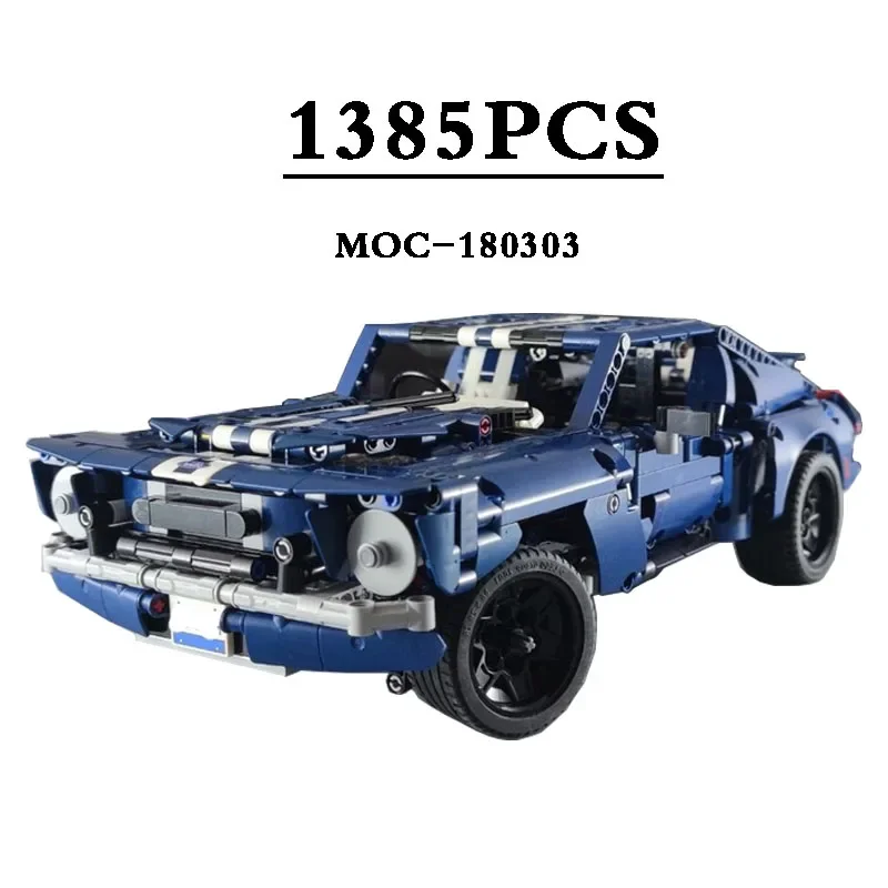 

MOC-180303 Racing Car 42154 Sports Car Assembly Building Block Toy Model 1385PCS Children's Birthday Christmas Toy Gift
