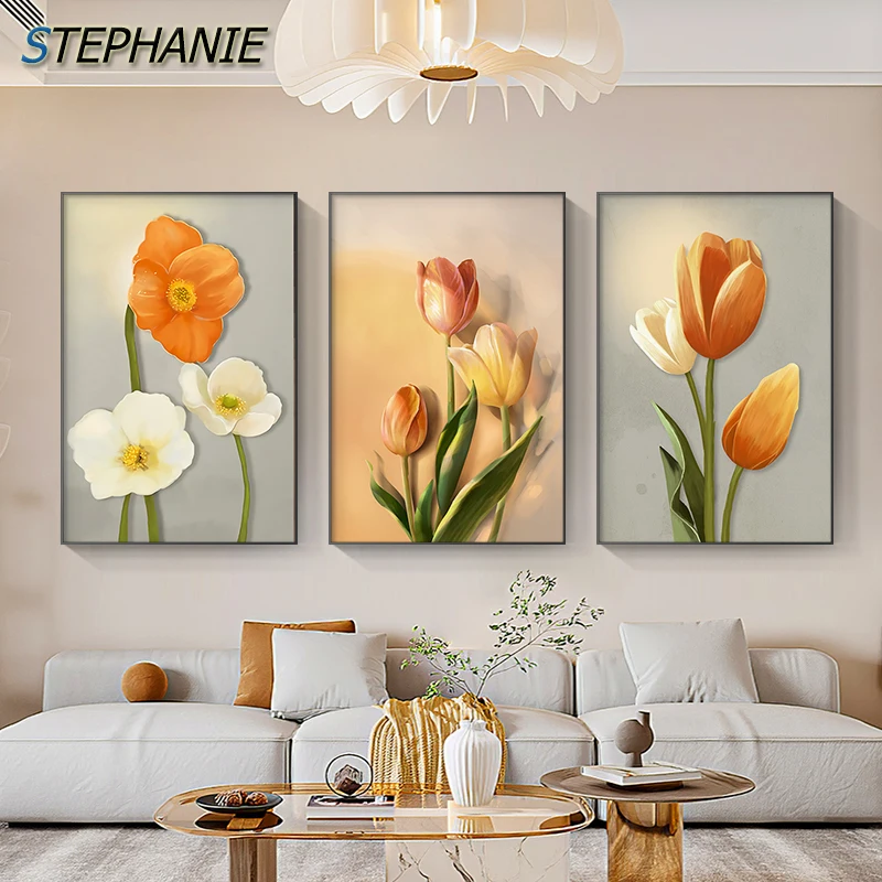 Modern Flower Posters Print Aesthetics Botanical Plant Canvas Painting Nordic Tulip Wall Art Pictures For Living Room Home Decor
Modern Flower Posters Print Aesthetics Botanical Plant Canvas Painting Nordic Tulip Wall Art Pictures For Living Room Home Decor