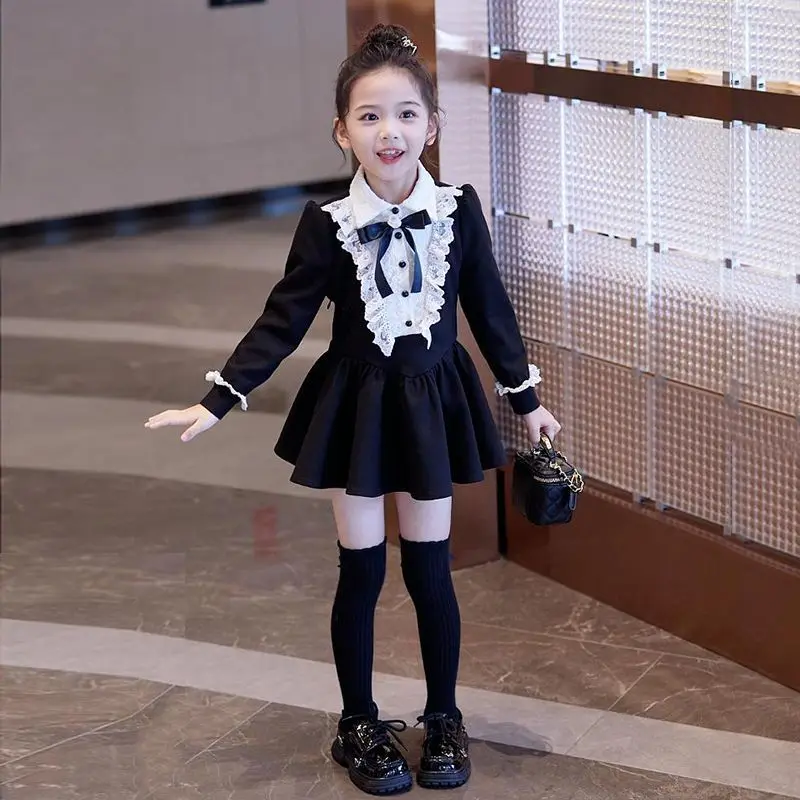 Girls Dress Spring Autumn 2023 New Styles Foreign Kids Girls College Hepburn Style Princess Skirt
Girls Dress Spring Autumn 2023 New Styles Foreign Kids Girls College Hepburn Style Princess Skirt