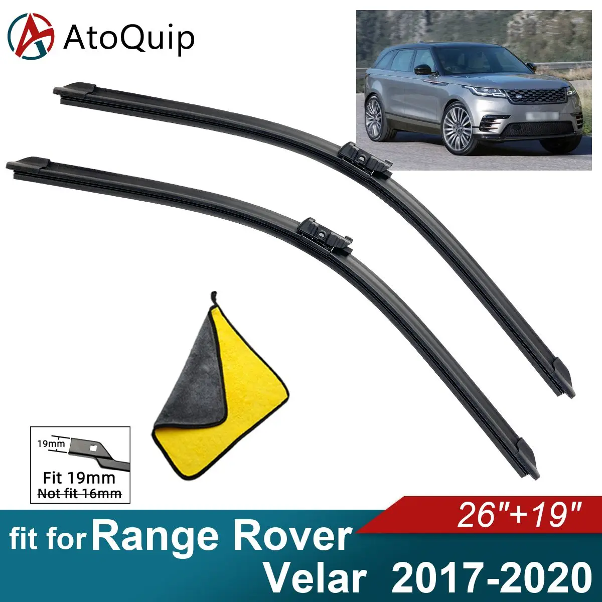 Car Windshield Wiper Blades Fit For Range Rover Velar Wiper Blades Soft Rubber Auto Front Windscreen
Car Windshield Wiper Blades Fit For Range Rover Velar Wiper Blades Soft Rubber Auto Front Windscreen