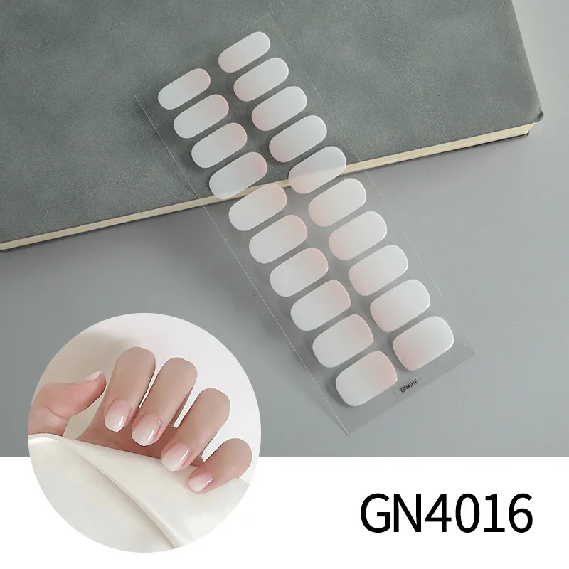 Fashion French Gel Nail Strips Patch Sliders Adhesive Waterproof Long Lasting Full Cover Solid color Baking-free Nail Stickers
Fashion French Gel Nail Strips Patch Sliders Adhesive Waterproof Long Lasting Full Cover Solid color Baking-free Nail Stickers
