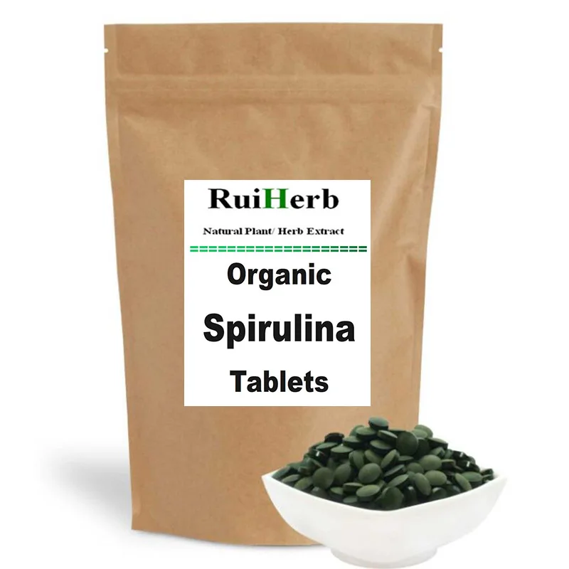 

50PCS, Organic Spirulina Tablets (Detox, Immune System, Weight Loss, B Vitamins)