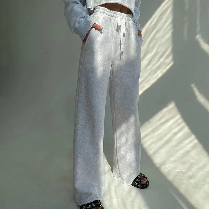 Jmprs Casual Slim Sweatpants Women Elastic Waist Retro Grey Trousers Female Fashion Loose High Waist Joggers New
Jmprs Casual Slim Sweatpants Women Elastic Waist Retro Grey Trousers Female Fashion Loose High Waist Joggers New
