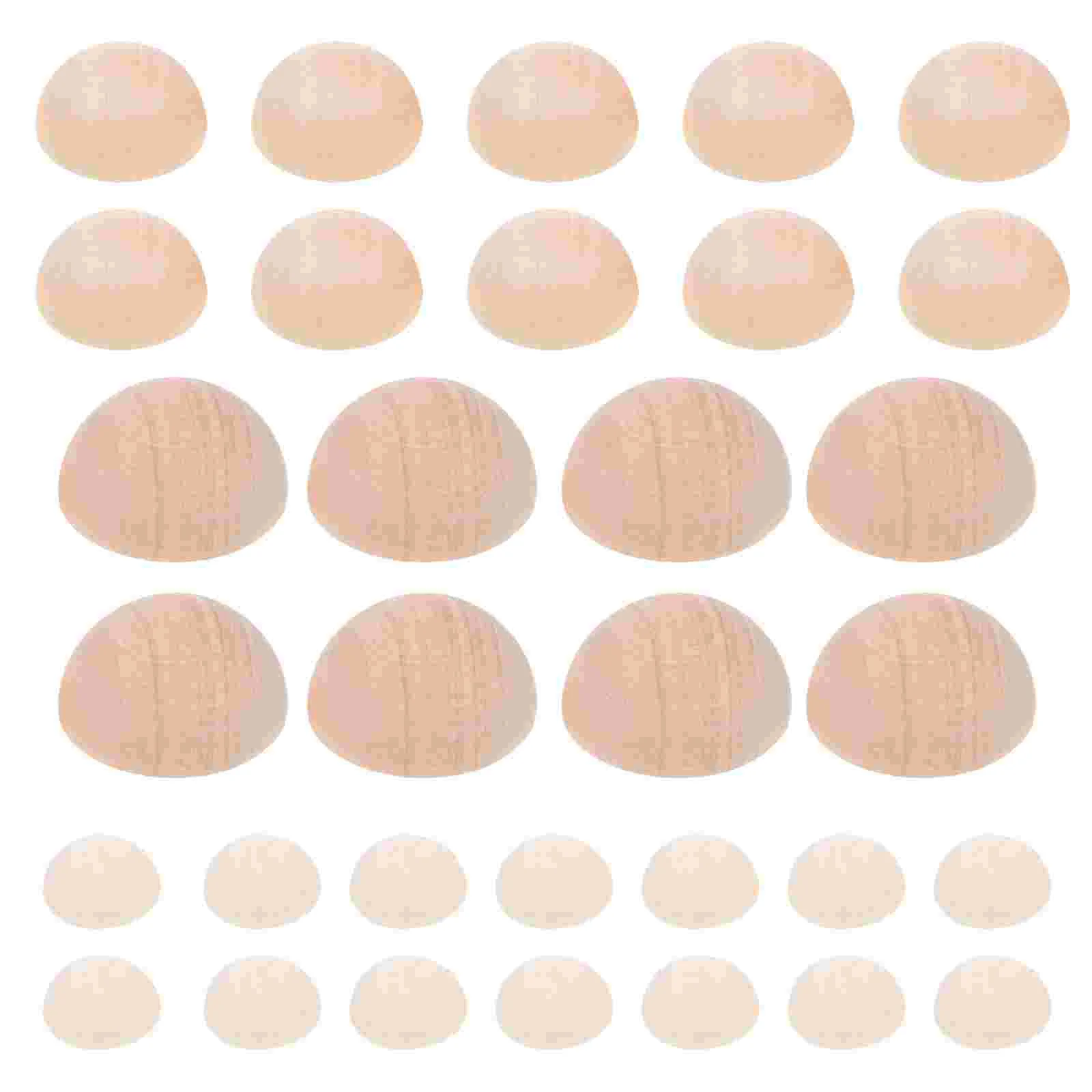 150 Pcs Wooden Ball Split Bead Balls Accessories Craft Supplies Unfinished Half Round Semi
150 Pcs Wooden Ball Split Bead Balls Accessories Craft Supplies Unfinished Half Round Semi