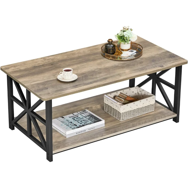 GreenForest Coffee Table for Living Room with Round Corners Farmhouse Style Center Table with Storage Shelf 39 Inch Space Savin
GreenForest Coffee Table for Living Room with Round Corners Farmhouse Style Center Table with Storage Shelf 39 Inch Space Savin