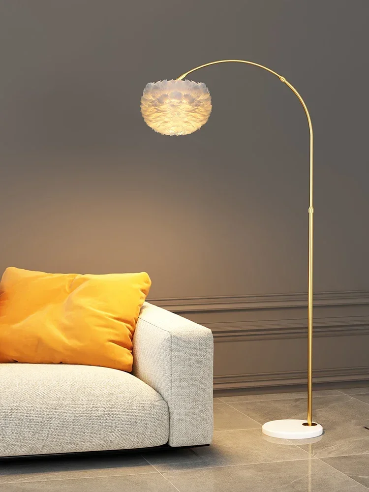 Feather Night Fish Luring Lamp Floor Lamp Bedroom Living Room Nordic Style Bedside Light Luxury Sofa Table Lamp
Feather Night Fish Luring Lamp Floor Lamp Bedroom Living Room Nordic Style Bedside Light Luxury Sofa Table Lamp