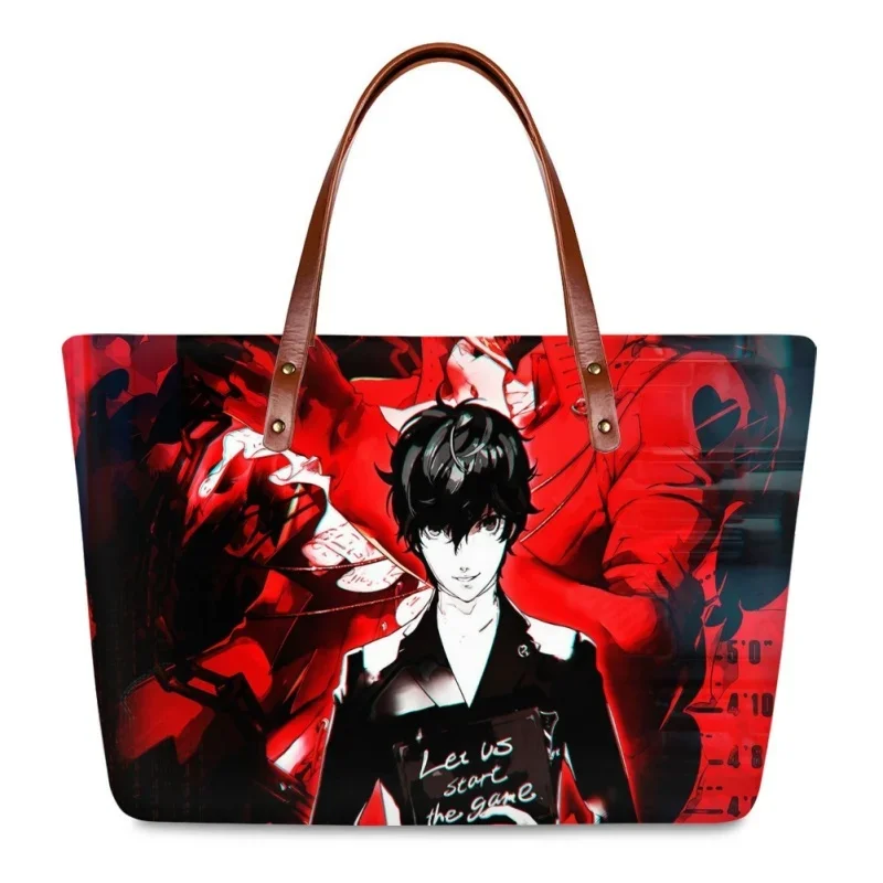 Persona 5 Take Your Heart P5 Print Shoulder Bags Pink Travel Handbags Durable Shopping Bag For Women Youth Girls Bolsos De Lujo
Persona 5 Take Your Heart P5 Print Shoulder Bags Pink Travel Handbags Durable Shopping Bag For Women Youth Girls Bolsos De Lujo