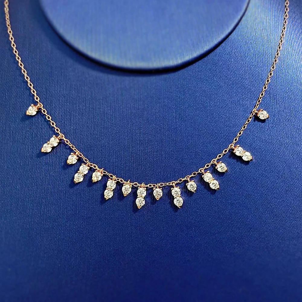 Moissanite Necklaces for Women GRA Certified 3mm D VVS1 Round Brilliant Cut Moissanite Dainty Necklace 925 Sterling Silver Chain 1 Mallzona S2c84095f5fc448b79558e8376ae06d33v Moissanite Necklaces for Women GRA Certified 3mm D VVS1 Round Brilliant Cut Moissanite Dainty Necklace 925 Sterling Silver Chain Mallzona