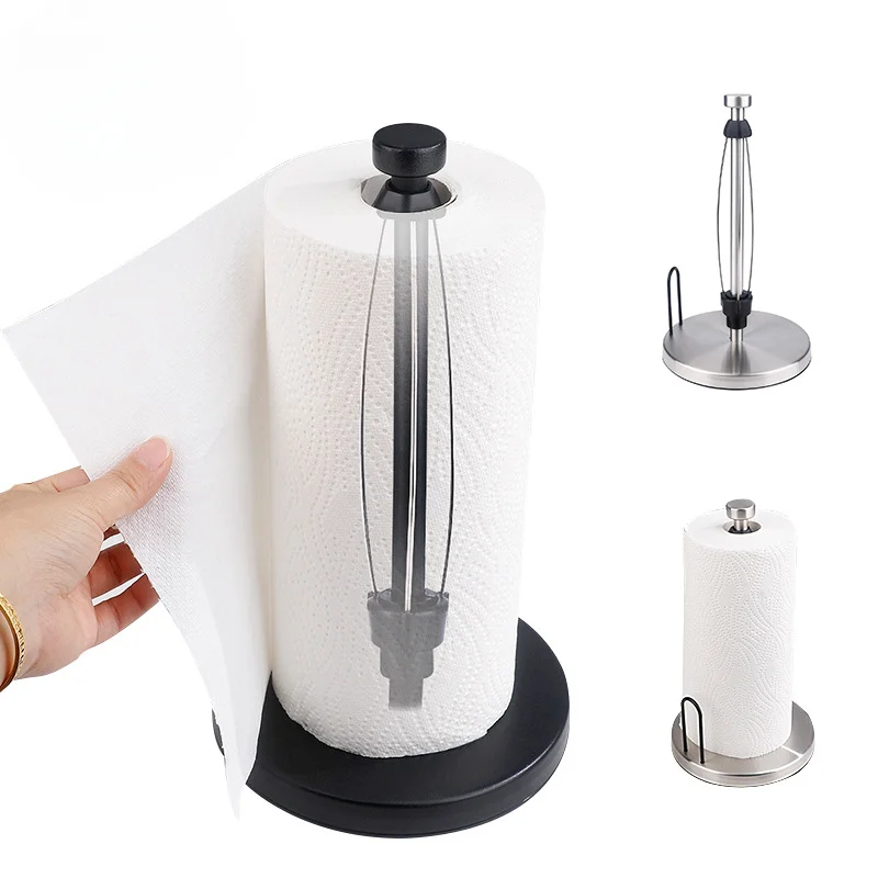 Under Cabinet Paper Roll Holder with Damping Function Stainless Steel Toilet Paper Rack One Hand Operable Paper Towel Hanger
Under Cabinet Paper Roll Holder with Damping Function Stainless Steel Toilet Paper Rack One Hand Operable Paper Towel Hanger