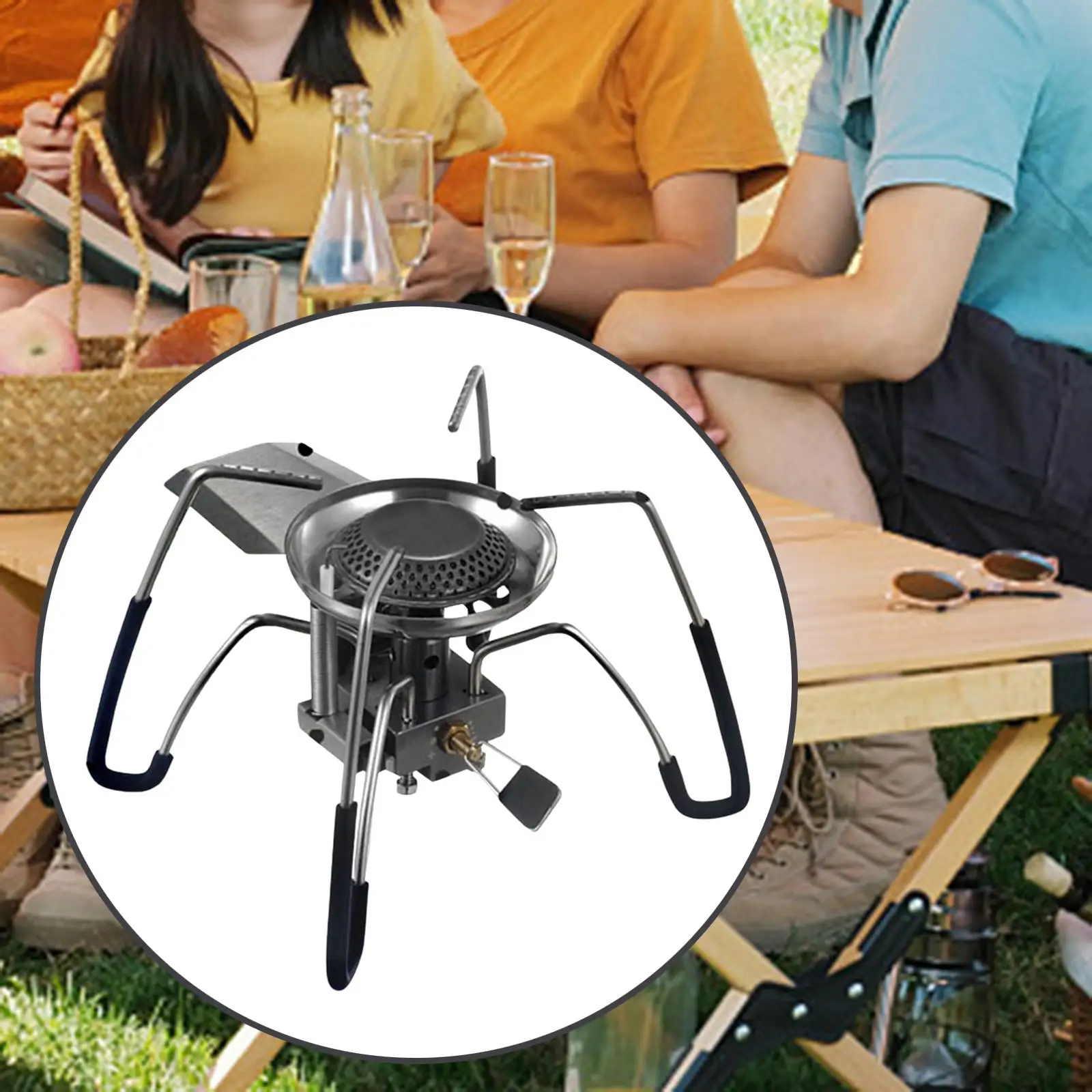 Folded Camping Gas Stove Burner with Carrying Case Survival Kit Non Slip Mini Cassette Furnace for Picnic Emergency Fishing Home
Folded Camping Gas Stove Burner with Carrying Case Survival Kit Non Slip Mini Cassette Furnace for Picnic Emergency Fishing Home