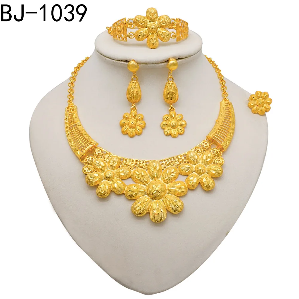 Necklace/Earrings/Bracelet/Ring (Palace Style) Women 24K Gold, Hammered filigree with raised diamond patterns 8 Mallzona S2c8503ebb7c0466a897d921d8345d037G Necklace/Earrings/Bracelet/Ring (Palace Style) Women 24K Gold, Hammered filigree with raised diamond patterns Mallzona