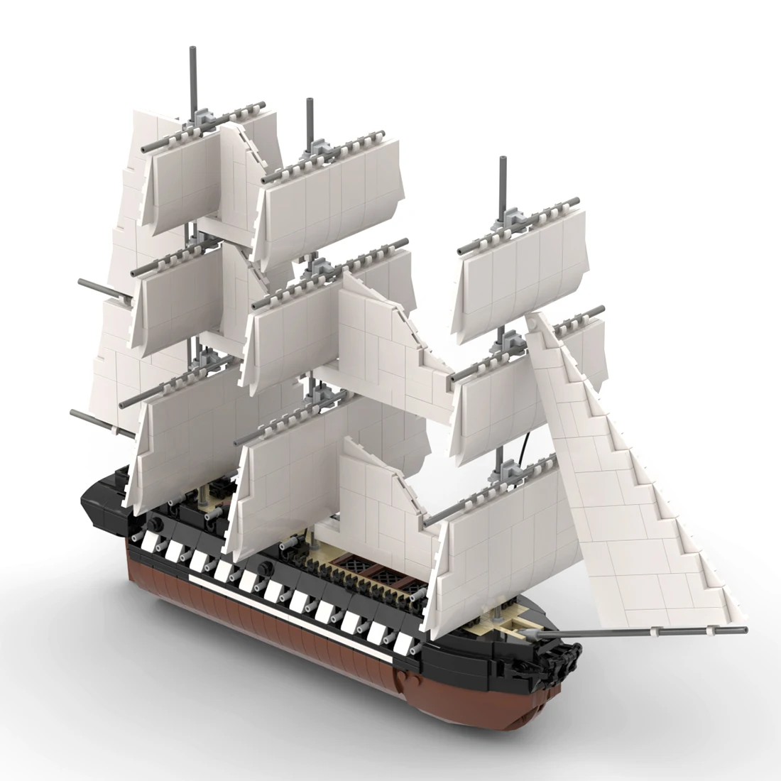 Authorized MOC-40456 1/200 USS Constitution Ship Medieval Warships Model Building Blocks Boat MOC Set (1392PCS)
Authorized MOC-40456 1/200 USS Constitution Ship Medieval Warships Model Building Blocks Boat MOC Set (1392PCS)