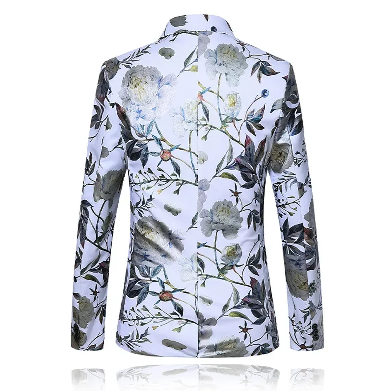 White Flower Blazer Coat Men Large Size Autumn New Men Suit Jacket Blue Black Jaqueta Male Slim Fit Outerwear Plus Size S-6XL
White Flower Blazer Coat Men Large Size Autumn New Men Suit Jacket Blue Black Jaqueta Male Slim Fit Outerwear Plus Size S-6XL