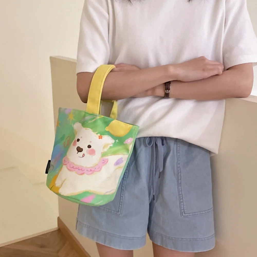 Cylindrical Shape Shopping Handbags Fashion Foldable Canvas Bucket Bag Colour Cartoon Printing Bag
Cylindrical Shape Shopping Handbags Fashion Foldable Canvas Bucket Bag Colour Cartoon Printing Bag