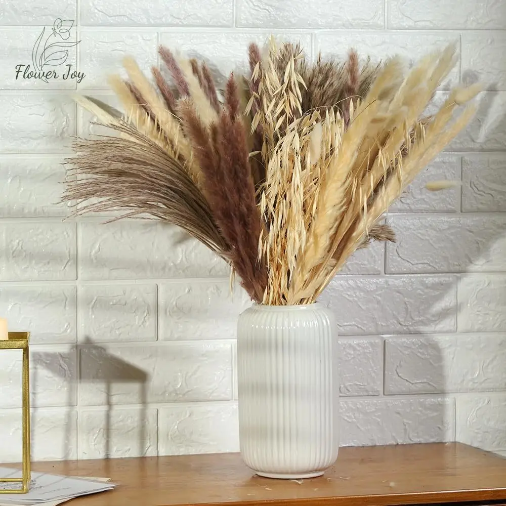 Natural Pampas Grass Dried Flowers Bouquet Fall Decoration for Home Farmhouse Small Reed Decor for Wedding Office Living Room
Natural Pampas Grass Dried Flowers Bouquet Fall Decoration for Home Farmhouse Small Reed Decor for Wedding Office Living Room