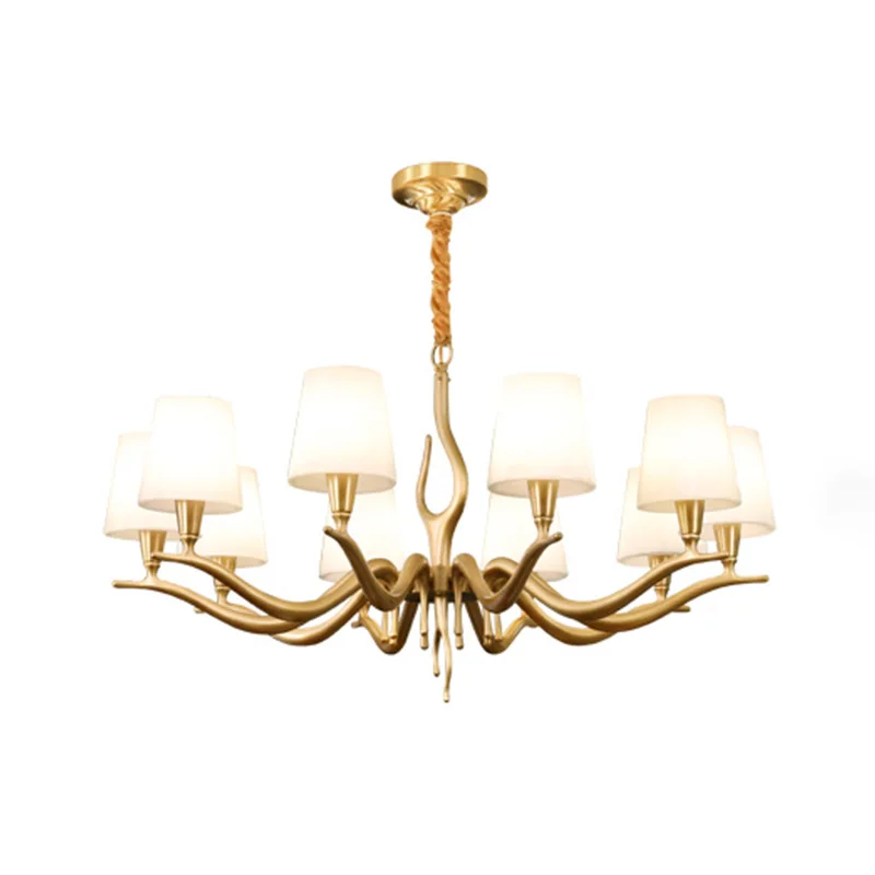 American Style Brass Chandeliers Light Living Room Home Hotel Villa Lighting Decoration Luxury Dining Room Glass Hanging Lamps
American Style Brass Chandeliers Light Living Room Home Hotel Villa Lighting Decoration Luxury Dining Room Glass Hanging Lamps