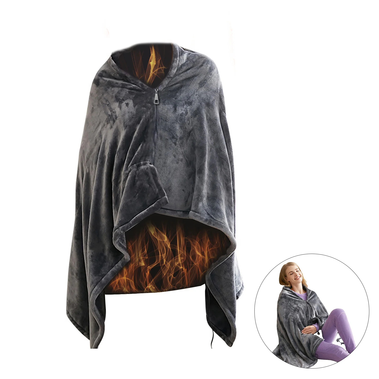 Winter Electric Blanket USB Charge Flannel Heater Blanket Warm-Body Blanket Office Bedroom Heating Blanket Pad Mat 150x85cm
Winter Electric Blanket USB Charge Flannel Heater Blanket Warm-Body Blanket Office Bedroom Heating Blanket Pad Mat 150x85cm