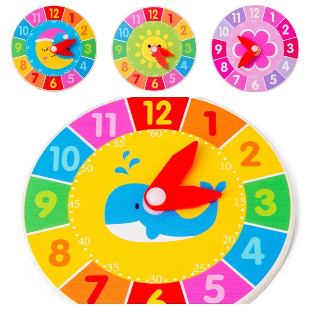 Children Montessori Wooden Clock Toys Hour Minute Second Cognition Colorful Clocks Education Learning Toys for Kids Preschool
Children Montessori Wooden Clock Toys Hour Minute Second Cognition Colorful Clocks Education Learning Toys for Kids Preschool