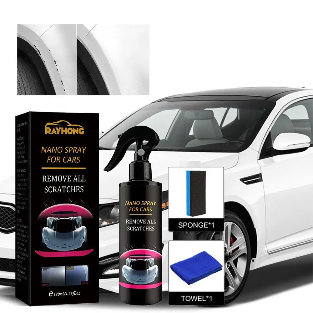 120ml Car Nano Repairing Spray Fast Repair Scratches Repairing Polish Spray Car Coating Liquid Crystal Plating Spray Polishing
120ml Car Nano Repairing Spray Fast Repair Scratches Repairing Polish Spray Car Coating Liquid Crystal Plating Spray Polishing