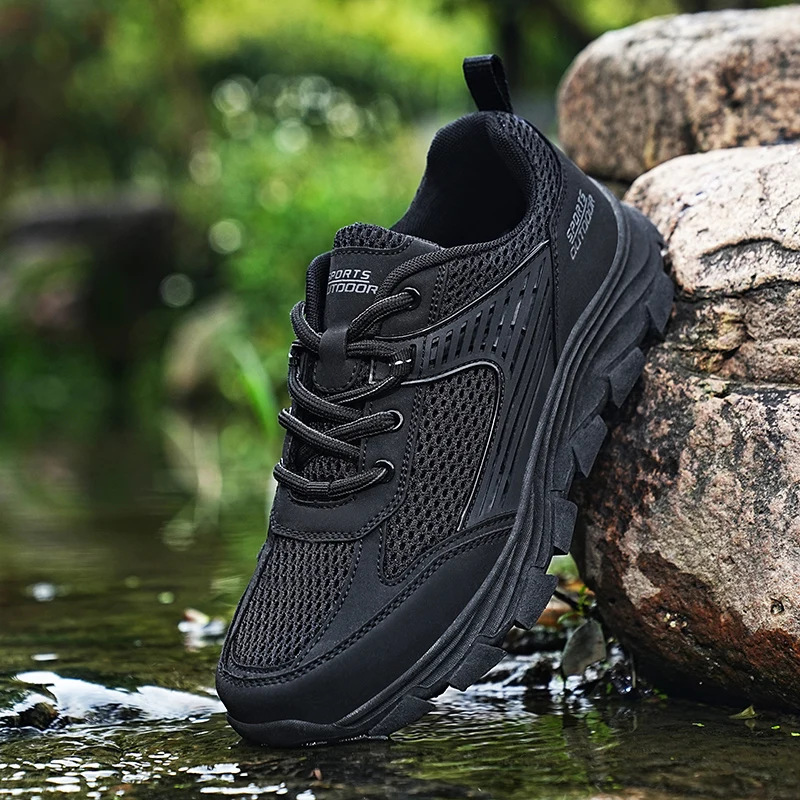 Men's shoes 2023 new summer breathable sports shoes Men's outdoor hollow out deodorant travel shoes Thin and versatile mesh shoe
Men's shoes 2023 new summer breathable sports shoes Men's outdoor hollow out deodorant travel shoes Thin and versatile mesh shoe