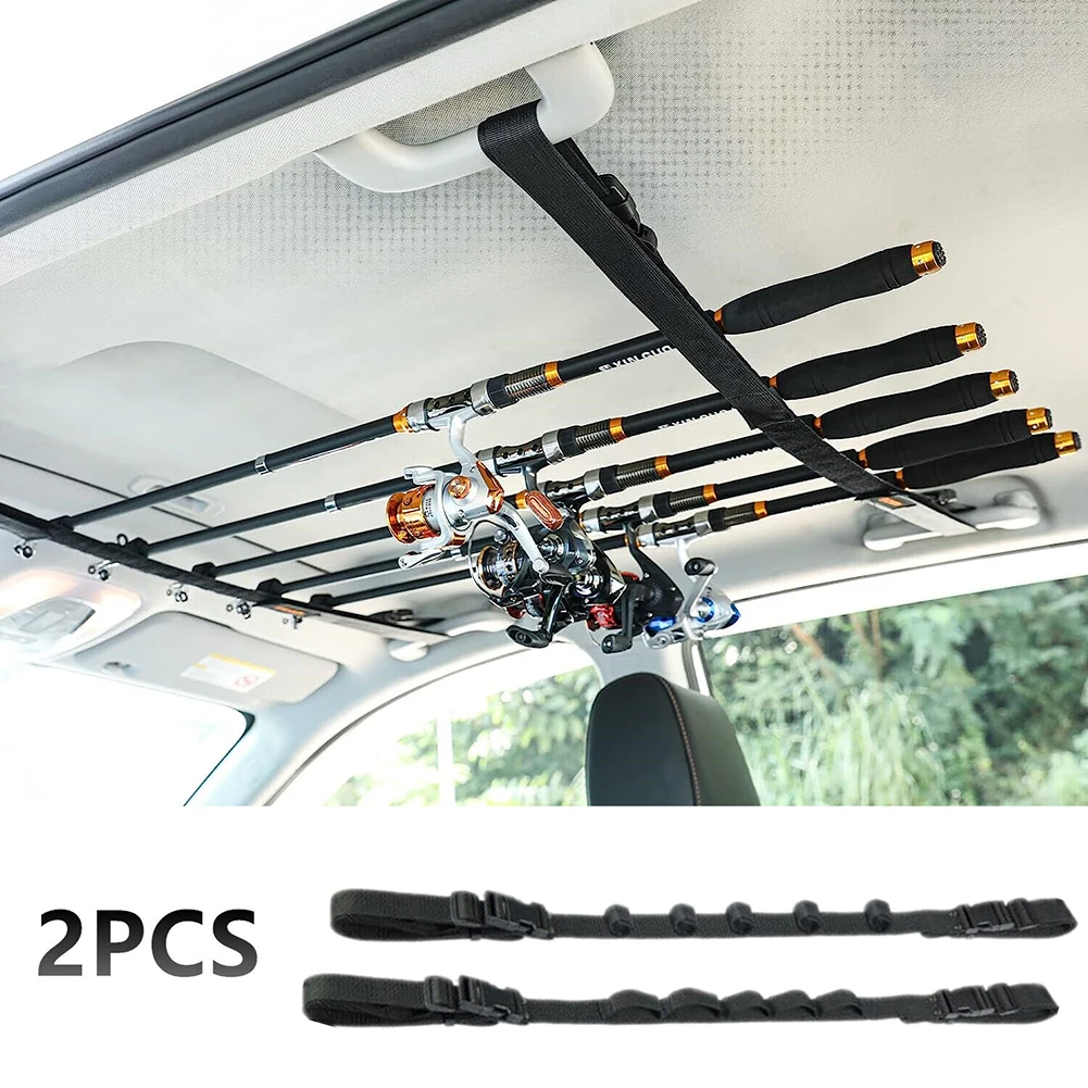 2Pcs/Pack 5 Slot Vehicle Fishing Rod Rack Pole Holder Belt Carrier Strap For Car Truck 60 Inch Adjustable Fit SUV 4 Grab Handles
2Pcs/Pack 5 Slot Vehicle Fishing Rod Rack Pole Holder Belt Carrier Strap For Car Truck 60 Inch Adjustable Fit SUV 4 Grab Handles