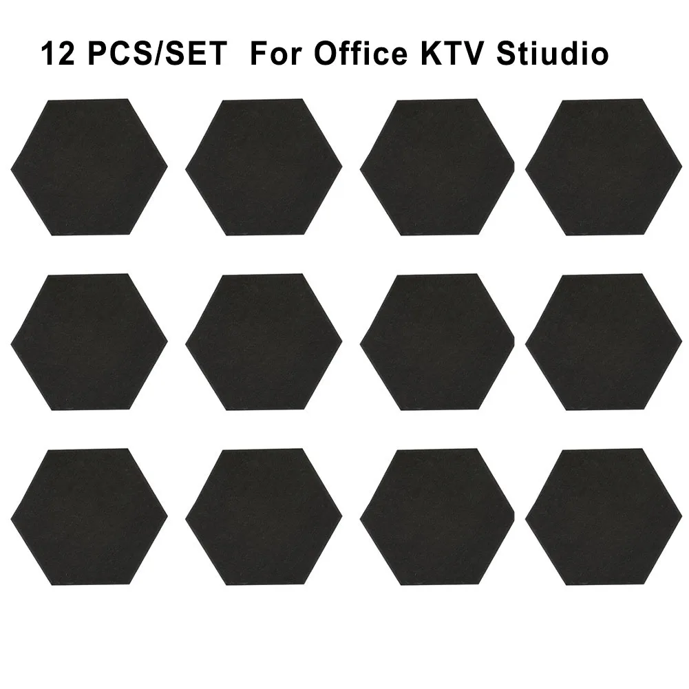 12Pcs Hexagon Sound Absorbing Proofing Insulation For Recording Studio Insulator High Density Noise Absorbing Isolator
12Pcs Hexagon Sound Absorbing Proofing Insulation For Recording Studio Insulator High Density Noise Absorbing Isolator
