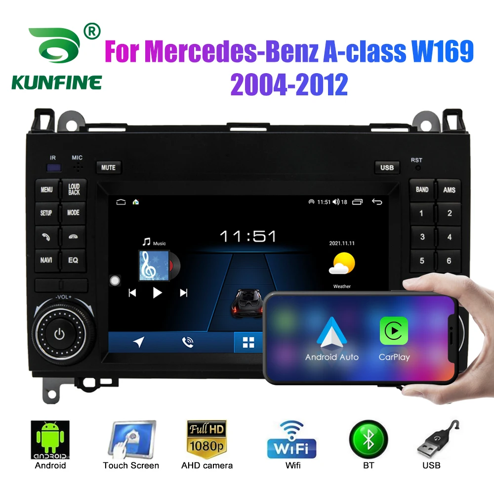 Автомагнитола 2 Din Android для A-class W169 2004-2012, Автомобильная Мультимедийная стереосистема, видео, DVD-плеер, GPS-навигация Carplay
Автомагнитола 2 Din Android для A-class W169 2004-2012, Автомобильная Мультимедийная стереосистема, видео, DVD-плеер, GPS-навигация Carplay
