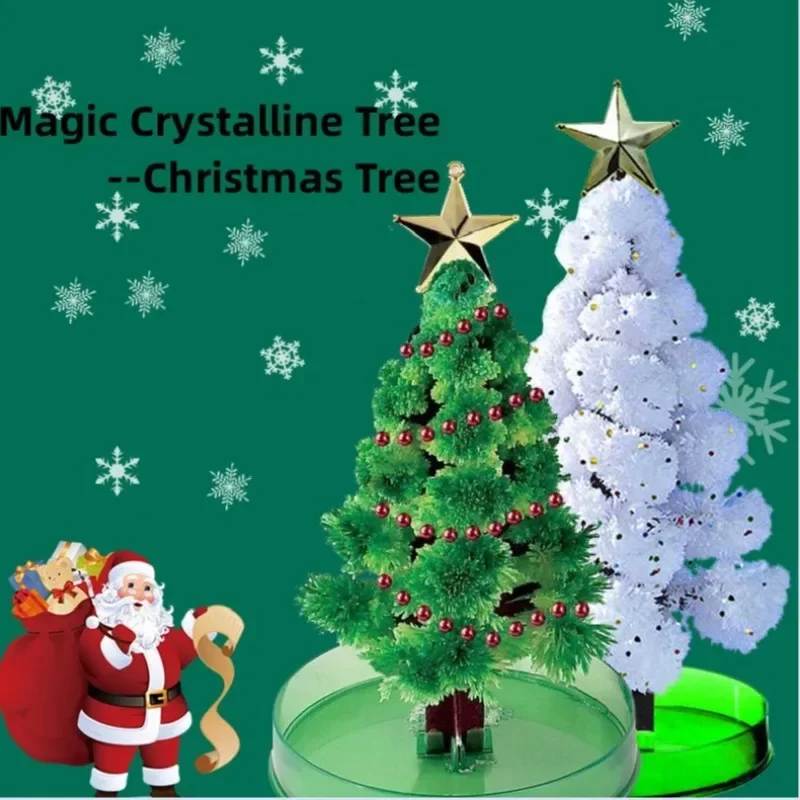Christmas trees with magical growth for adults and children, cellophane trees, floral toys, fun DIY Christmas gifts, family holi 
Christmas trees with magical growth for adults and children, cellophane trees, floral toys, fun DIY Christmas gifts, family holi