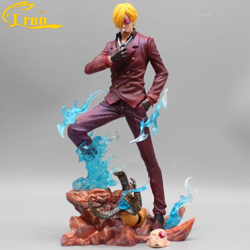 

Animation One Piece Resonates 25cm Red Gk Star Mountain Ji Around Hand Toy Statue Display Box Boy Holiday Gifts
