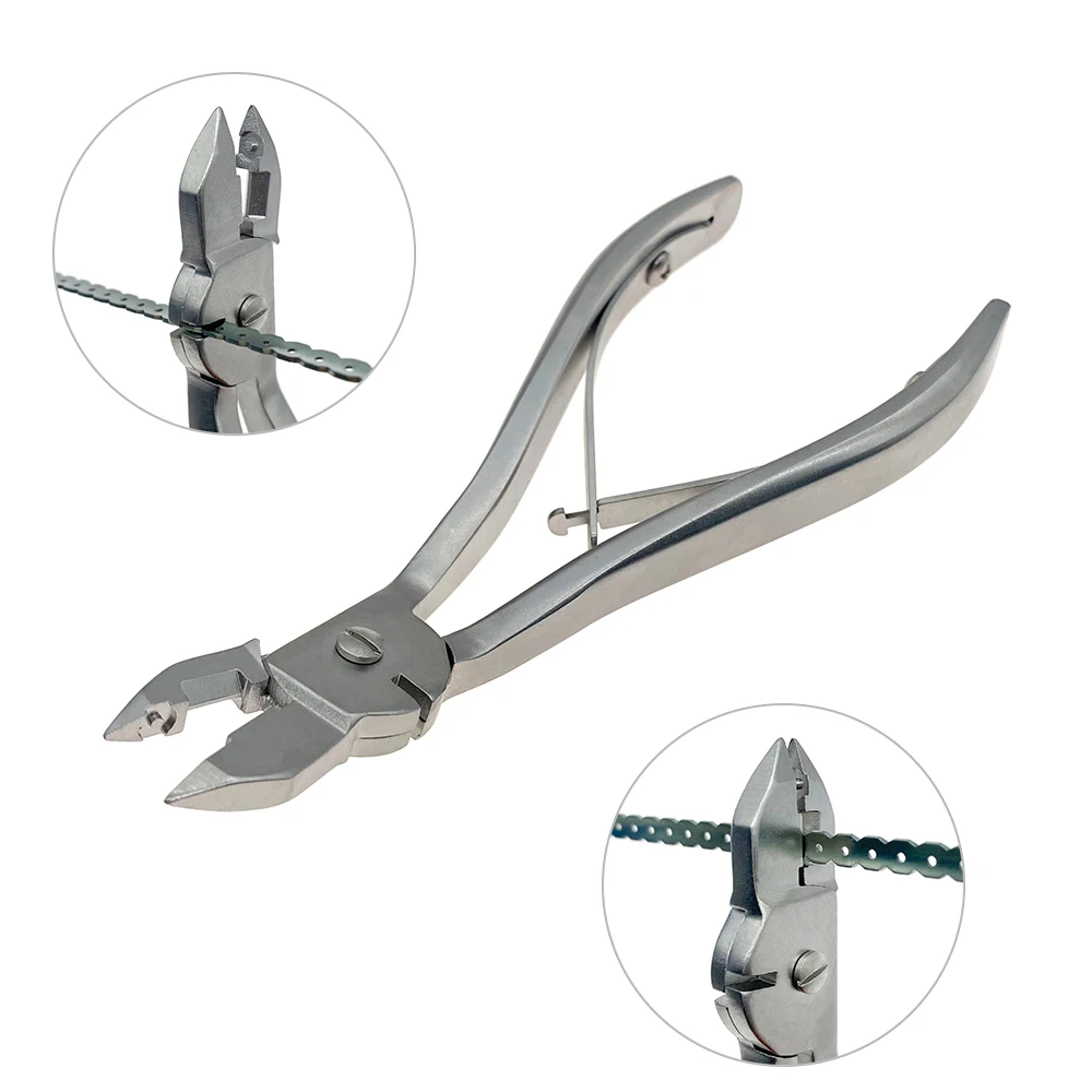 

Mini Plate Bending Cutting Forceps Bone Plate Bender Pliers Stainless Steel Orthopedic surgical instruments