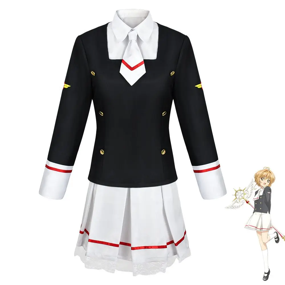 Anime Cosplay Costume Sakura Cardcaptors Cosplay Outfits Lovely Jk Uniform Sakura Card Captor Role Play Party School Uniform
Anime Cosplay Costume Sakura Cardcaptors Cosplay Outfits Lovely Jk Uniform Sakura Card Captor Role Play Party School Uniform