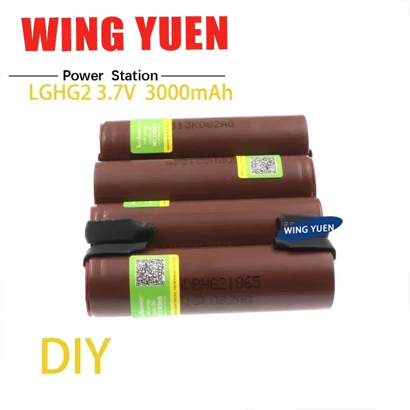 100%Original for LG Hg2 18650 3000 mAh electronic cigarette high discharge rechargeable battery, 30A high current + DIY nickel
100%Original for LG Hg2 18650 3000 mAh electronic cigarette high discharge rechargeable battery, 30A high current + DIY nickel