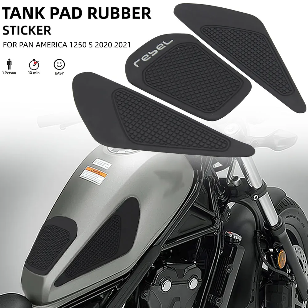 

Retro Cafe Racer For Honda Rebel 300Rebel 500 CMX 2017 2018 2019 Tank Rubber Sticker Protector Sheath Knee Tank Pad Grip Decal