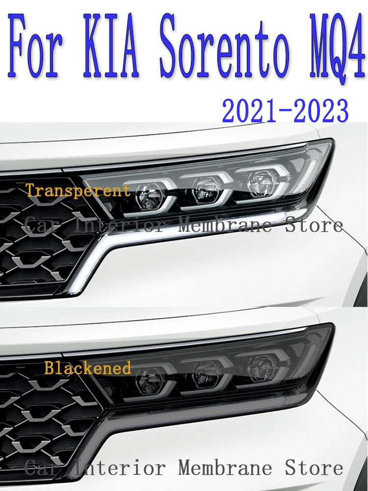 For KIA Sorento MQ4 2021-2023 Car Exterior Headlight Anti-scratch Front Lamp Tint TPU Protective Film Cover Repair Accessories
For KIA Sorento MQ4 2021-2023 Car Exterior Headlight Anti-scratch Front Lamp Tint TPU Protective Film Cover Repair Accessories