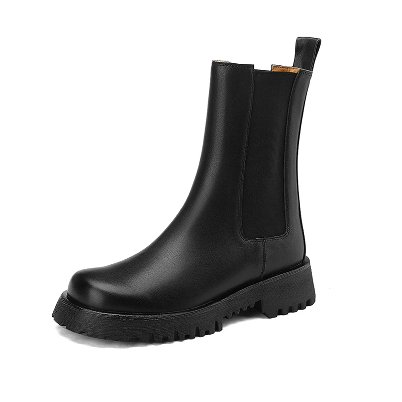 2023 Women Mid-Calf Boots Autumn Winter Ladies FCYTK Chelsea Boots Black Beige Round Toe Chunky Heels Fashion Casual Boots
2023 Women Mid-Calf Boots Autumn Winter Ladies FCYTK Chelsea Boots Black Beige Round Toe Chunky Heels Fashion Casual Boots