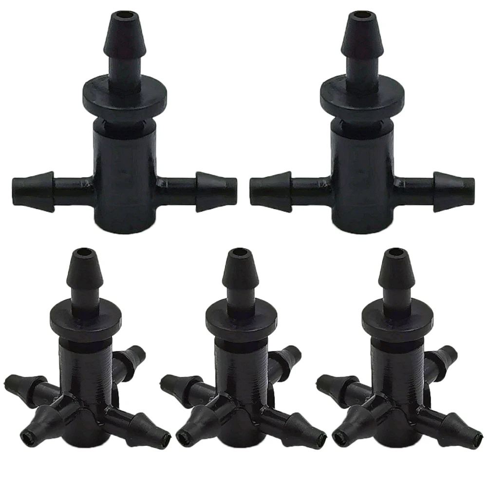 WUJIE 20PCS Barbed 3/5mm Hose Straight Quick Connector Drip Irrigation Garden w/ 2-Way 4-Way Hose Splitter Joint Cross Connector
WUJIE 20PCS Barbed 3/5mm Hose Straight Quick Connector Drip Irrigation Garden w/ 2-Way 4-Way Hose Splitter Joint Cross Connector